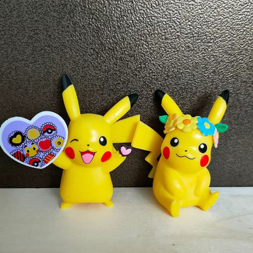 Set De 6 Pcs Figura Coleccionable De Pikachu