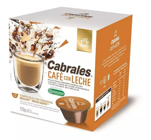 Cafe Capsulas Cabrales Cafe Con Leche Dolce Gusto