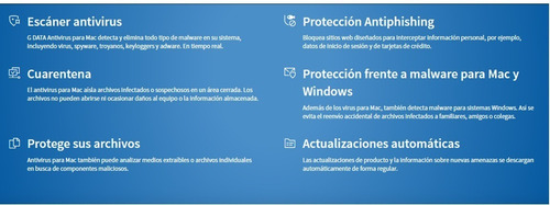 G Data Antivirus Para 1 Mac Por 1 Año