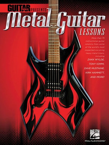 Libro Lecciones De Metal Para Guitarra Versión En Inglés