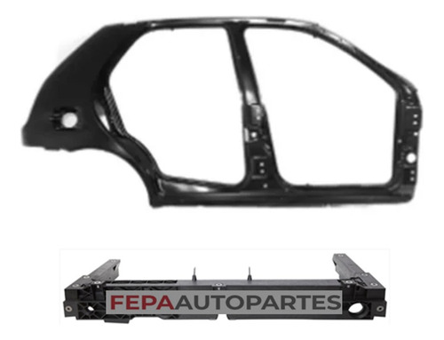 Lateral Completo Carroceria Fiat Palio Fire 2001 / 2006