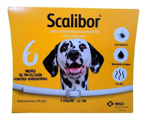 Scalibor Collar Antipulga Garrapata 6 Meses Protección 65 Cm