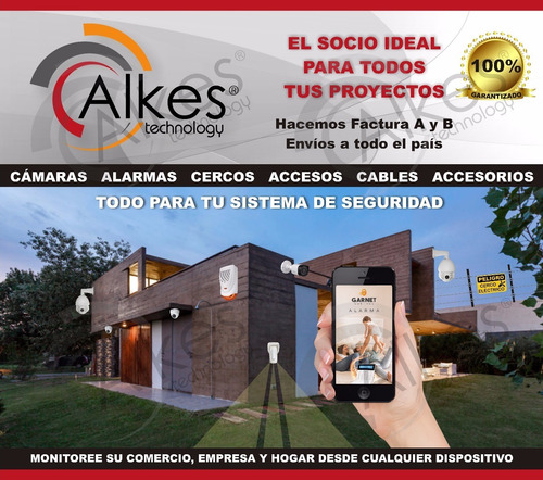 Imagen 5 de 9 de Alarma Casa Domiciliaria Cableada Central Wifi + Teclado Led