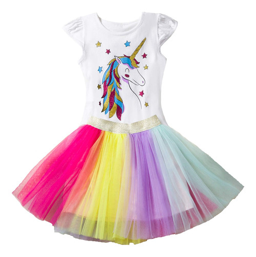 Cosplay Life Disfraz De Unicornio Para Niñas - Bonito Conj.