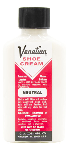 Venetian Crema Para Zapatos, Acondicionador De Esmalte De Za