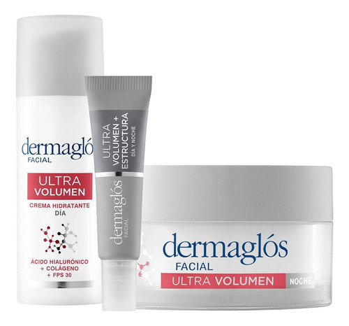 Dermaglós Rutina Completa Facial Ultra Volumen Piel Normal