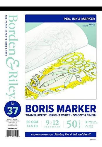 Borden & Riley 9 X 12 Pulgadas #37 Boris Marker Layout Brigh