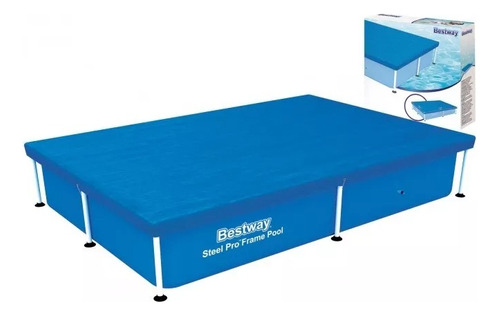 Cubre Piscina Rectangular Bestway Cobertor 2,24x4,10 Estruct