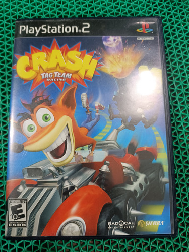 Juego Original Playstation 2 Crash Bandicoot Tag Team Racing