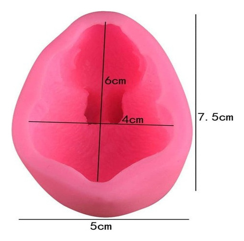 I Molde De Silicona Con Forma De Conejo De Pascua En V Mc9v