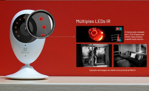 Imagen 6 de 10 de Cámara Seguridad Ip Wifi 1080p Ezviz Infrarroja Angular C1c