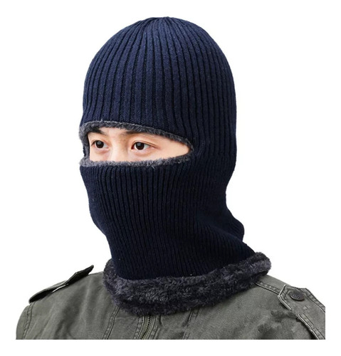 D Gorro De Punto De Invierno Con Capucha, Pasamontañas