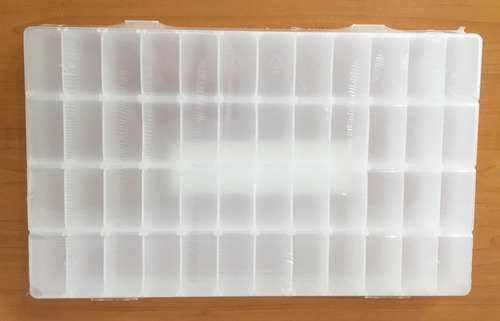 Imagen 4 de 4 de Caja Organizadora 48 Divisiones Fijas. Marca: Manaplas
