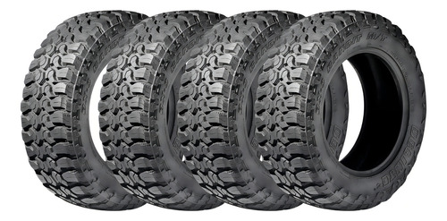 Kit 4 Pneu 33x12.50r20 114q Dx-9 M/t Bandit Delinte Aro 20