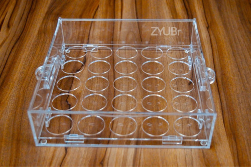 Expositor 25 Brigadeiros Em Acrílico + Alça - Forminha Nº4