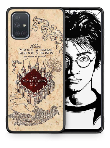 Funda Galaxy A71 Mapa Del Merodeador Harry Potter Tpu A21s