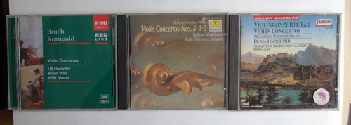 Musica Clasica 3 Cd Mozart Violin Concierto 1 A 5 & Otro