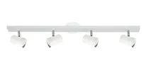 Comprar Gioluce Aplique Riel 4 Techo Direccionables VN-CILY-B-4-AC\u002FBL\u002FNE Cilindro Local Led Gu10 Color Blanco