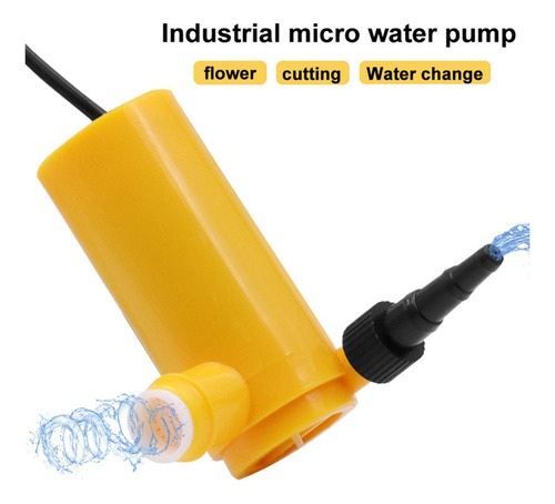 Mini Bomba De Agua De 12 V, Enchufe Adaptador . Uu., Cabezal
