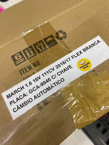Kit Módulo Injeção March 1.6 16v 2017 Flex Autom C/chave (Usado)