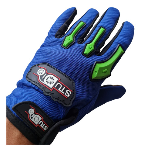 Guante Bicicleta Touch Tela Deportes Ciclismo Velcro Unisex.