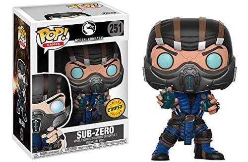 Funko Pop! Games: Mortal Kombat Sub-zero Chase Edition #251