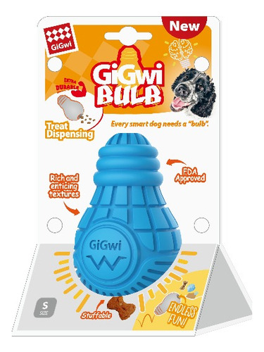 Juguete Para Perros Gigwi Bulb Small Dispensador Rellenable