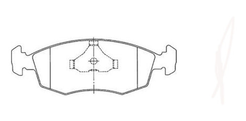 Pastilha Dianteira Gol 2.0 Gti Logus Pointer Escort Xr3