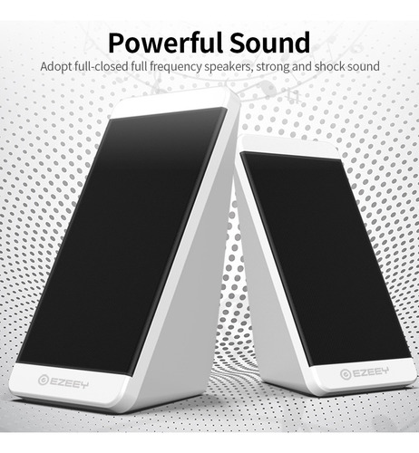 Js Altavoz De Escritorio Multimedia Con Subwoofer Con Cable