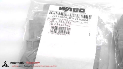 Wago 02810340 ,terminal Block End Plates, See Desc #2923 Ccf
