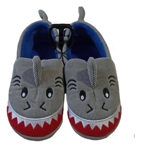 Pantuflas Zapaticos De Niño. Modelo Tiburón. Importadas 