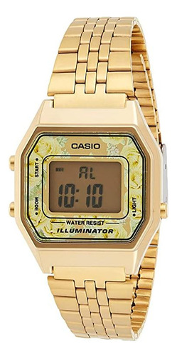 Reloj De Mujer Casio Gold Flowers La680wga-9cdf