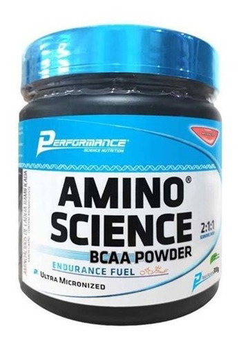 Bcaa Amino Science Powder 600g - Performance Nutrition Sabor Frutas Tropicais