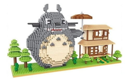 Set De Construcción Totoro Mini Block 3d 2107 Piezas En Caja