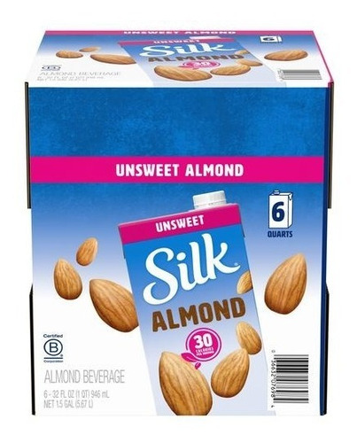 Bebida De Almendras Silk X6unds