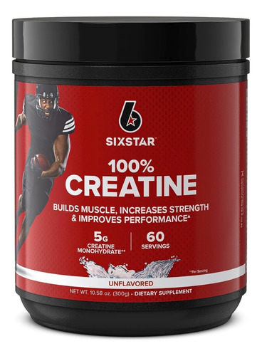 Creatina Sixstar 5g Monohydrate 60 Servicios