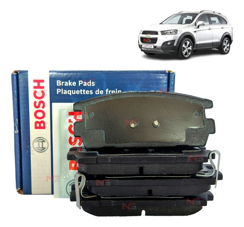 Pastillas Traseras Cerámicas Chevrolet Captiva 06-18 / Bosch