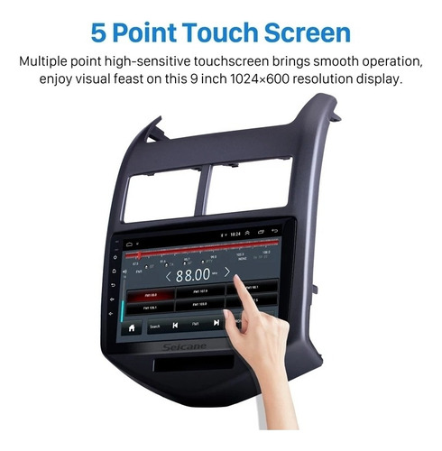 Auto Estereo D Pantalla Android Chevrolet Sonic Wifi Gps Bt