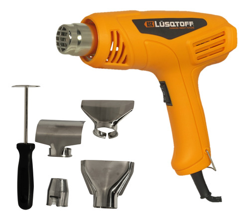 Pistola De Calor Lusqtoff 1600w Temperatura 350-500ºc + Acc