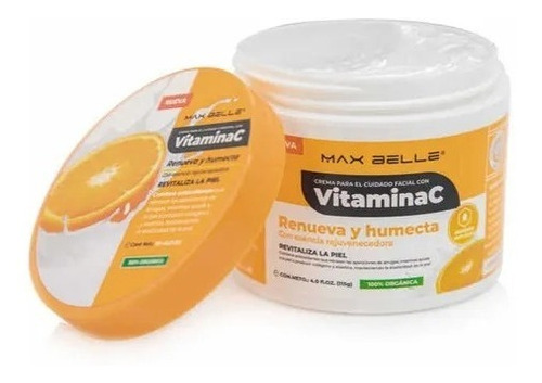 Maxbelle Crema Facial Vitamina C 115 G