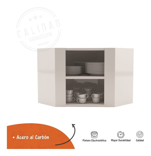 Imagen 4 de 9 de Armario Superior Esquinero Gourmet Plus Blanco