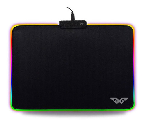 Mouse Pad Gamer Led Rgb 350 X 250 4mm Retroiluminado 7 Modos