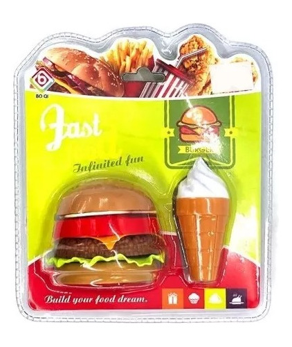 Hamburguesa + Helado Fast Food Burger Funtoys 50682