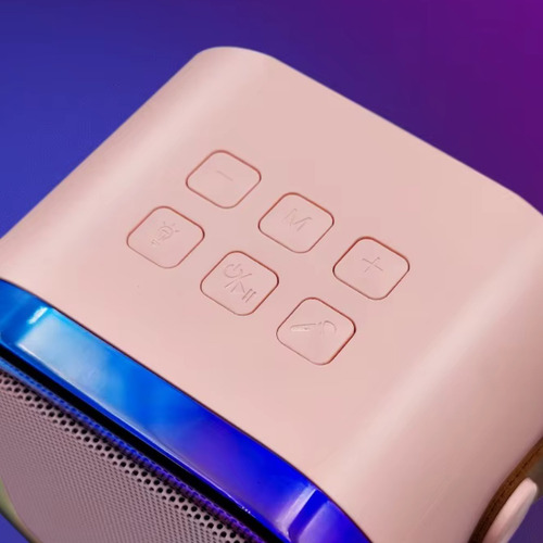 Parlante Bluetooth Con Micrófono Inalámbrico Con Luz