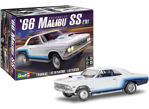 Revell 85-4520 1966 Chevy Malibu Ss 2n1 - Kit