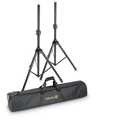 Gravity Gss5211bset1 Set Of 2 Speaker Stands With