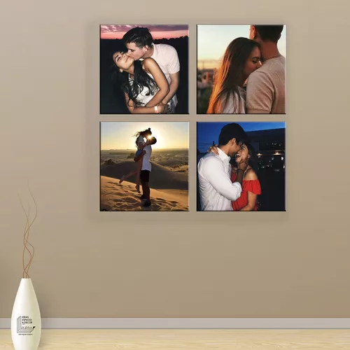 Cuadros Personalizados con tus fotografias, Canvas Personalizados Listos  para Colgar con Bastidor de Madera Incluido Envía tus fotos (60 x 40) :  : Hogar y Cocina