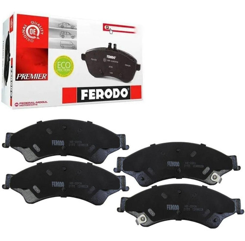 Pastillas Freno Ferodo Ceramic Ford: Ranger 2.5 - 3.2 4wd -