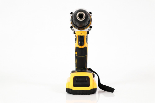 Parafusadeira Furadeira Sem Fio 48v 2 Baterias 340w 1550 Rpm Cor Amarelo 127/220v