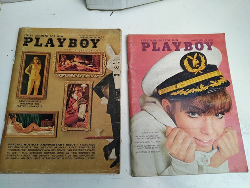 Revista Play Boy 1966 August Y January 67